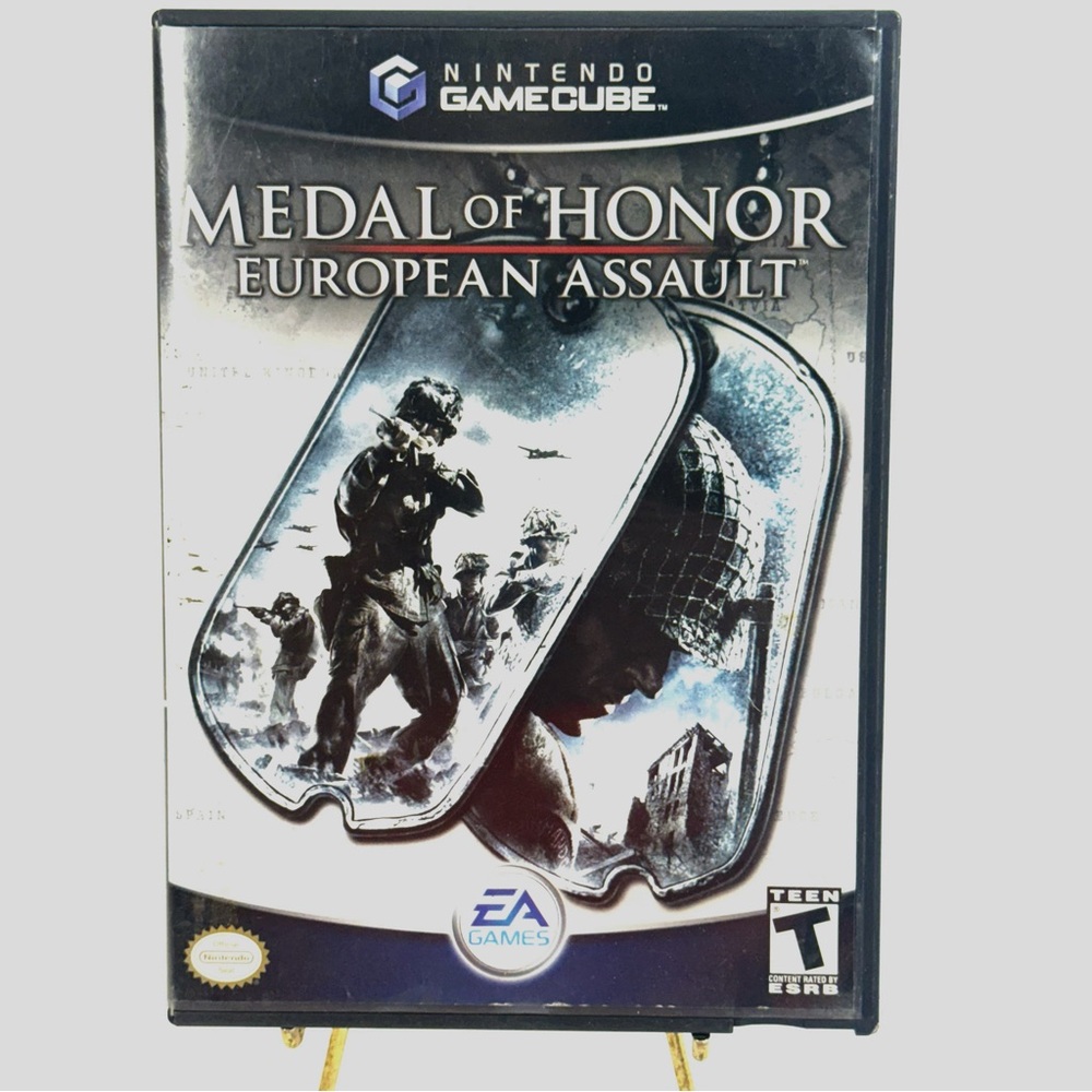 Vintage Nintendo GameCube Medal of Honor: European Assault EA Games Rated T